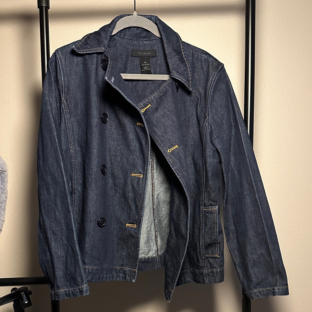 The Limited Navy Pea Coat